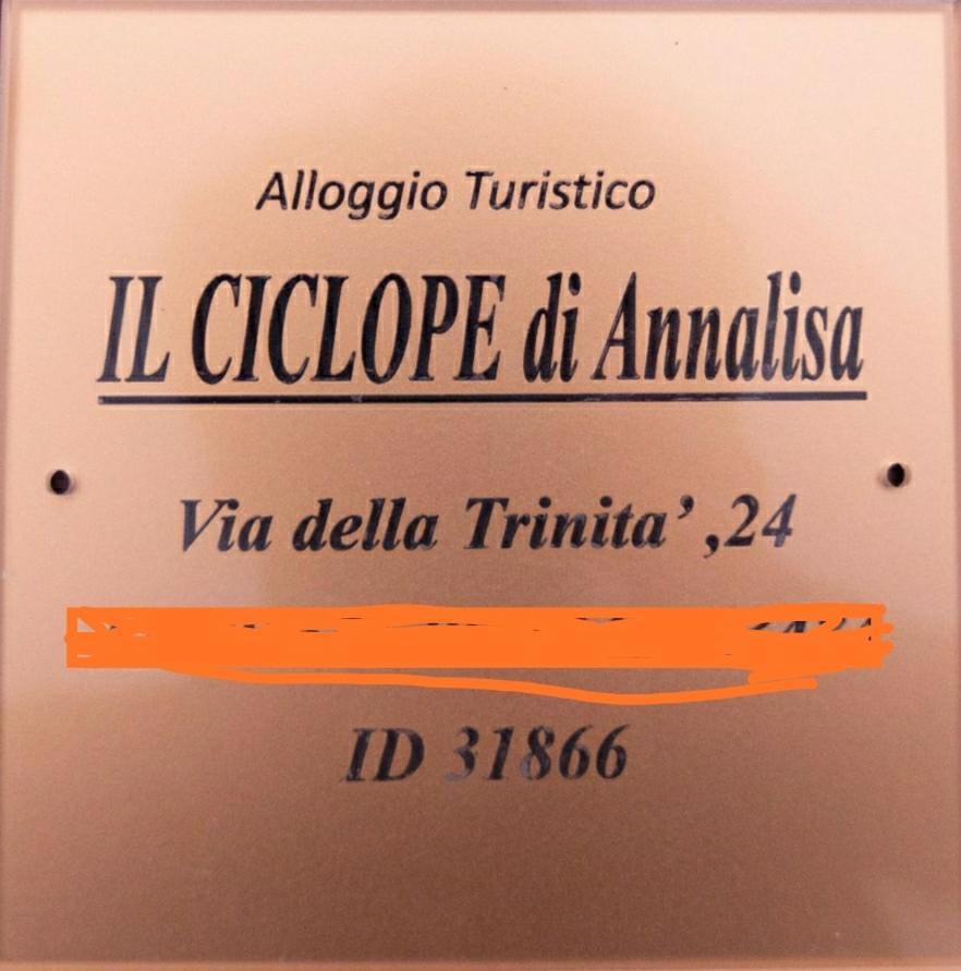 Il Ciclope Di Annalisa Apartamento Alatri Exterior foto